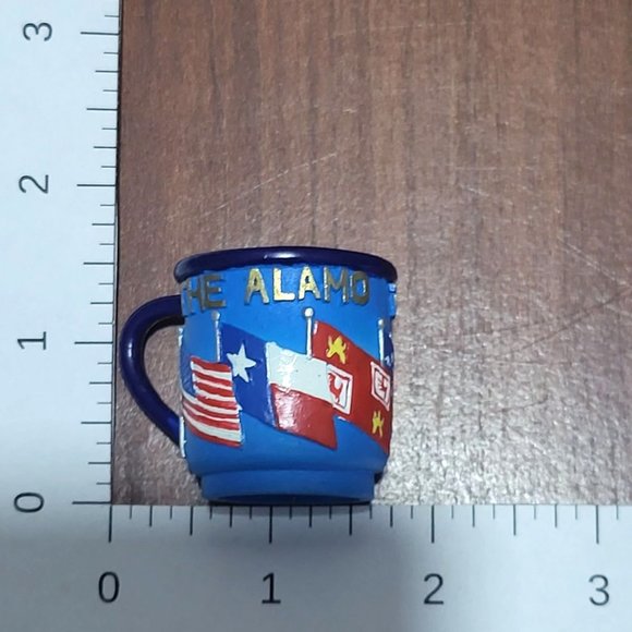 VTG SNCO Miniature Decorative The Alamo Plate & Mug Set 1999 - Picture 10 of 15